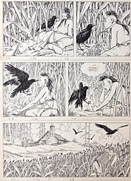 Milo Manara - L'Eté indien - Planche originale