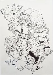 Philippe Cardona - Dr Slump - Original Illustration