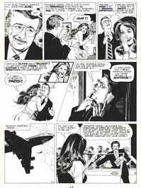 Stan Drake - Kelly Green La flibuste de la B.D. page - Planche originale