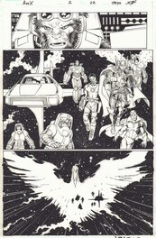John Romita Jr. - Avengers Vs X-Men - Phenix Beast Thor Iron Man Vision - Comic Strip