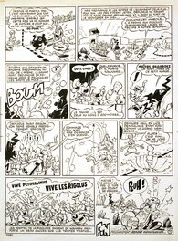 Cézard - Les Tristus et les Rigolus - Le Duel Page 7 - Planche originale