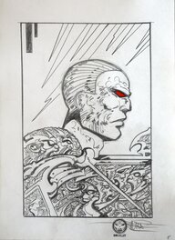 Philippe Druillet - Druillet illustration Originale - Lone Sloane Portrait - Plomb sur Papier - Comic Strip