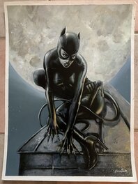 Emmanuel Civiello - Catwoman par Civiello - Illustration originale