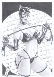 Josh Cruz - Catwoman par Cruz - Original Illustration