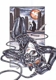 Hygan Eskhar - Catwoman par Hygan - Illustration originale