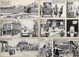 Michel Duveaux - Duveaux, J'avais rêvé voir LA ROCHELLE, diptyque planches n°1 et 2, 1975. - Comic Strip