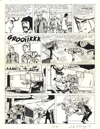 Tibet - Tibet : Ric Hochet tome 25 planche 23 - Planche originale