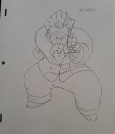 Minoru Maeda - Crayonné original Hanken Dragon Ball : Jackie Choun - Original art