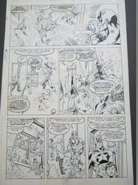 Planche originale captain america vintage de mark bagley (1989)