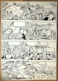 Carol Voges - Donald DUCK, PLANCHE ISSUE DE L'HISTOIRE "Donald en fait une fête". 1971 - Comic Strip