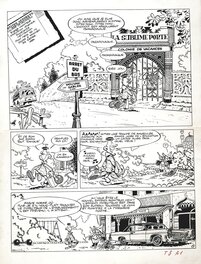 Greg - Constant Souci, planche originale n°1 - Planche originale