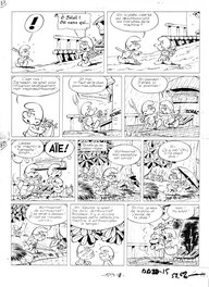 Les Schtroumpfs - Planche originale