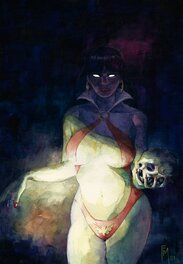 Federico Mele - Vampirella - Illustration originale