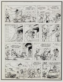 Jean-Claude Fournier - Spirou Le Faiseur d'Or - Planche originale