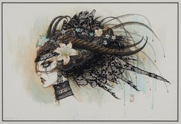 Olivier Ledroit - Portrait - Original Illustration