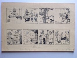 Marcel Prangey - Prangey Planche Originale 2 Oncle Mitouflard , Album BD Genre Tintin Éo Année 30 pour NESTLÉ - Comic Strip