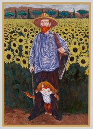 Gradimir Smudja - Van Gogh - Illustration originale