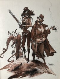 Cromwell - Minettos Desperados - Original Illustration