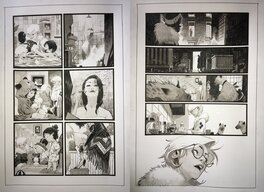 Planches 12 et 13 avec NFT - Batman White Knight presents Harley Quinn #5