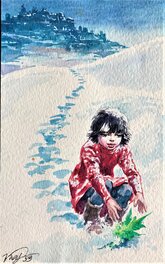 Kas - Les enfants de l'infini - Mahonia - Original Illustration