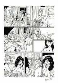 Gabriele di Caro - Les Arcanes de la Maison Fleury - Tome 1 Le Rossignol , planche 18 - Planche originale