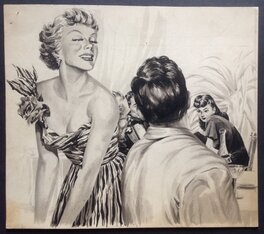 L'illustration Originale au Format entier....avec un Petit Trou D'agrafe en Haut a Gauche L'illustration Originale au Format entier....avec un Petit Trou D'agrafe en Haut a Gauche