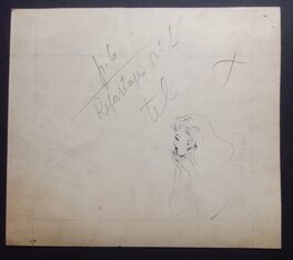 Le Verso de L'Original au Lavis avec indication et Un Joli Petit Crayonné ... Le Verso de L'Original au Lavis avec indication et Un Joli Petit Crayonné ...