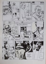 Jeff Pourquié - Jeff Pourquié planche à l'encre de Vague à l'âme page 38 - Comic Strip