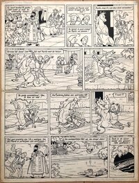 Willy Vandersteen - Bob et Bobette/ Suske en Wiske - série Bleu 8 - Het Gouden Paard - Comic Strip