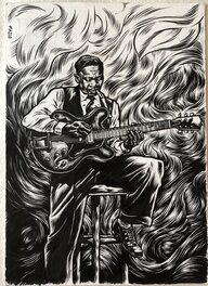 Mezzo - B.B. King - Mezzo - Illustration originale