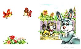 Maciej Mazur - Le lapin cherche sa mère - couverture - Couverture originale