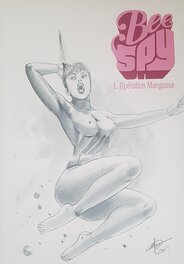 Original Cover - Bee Spy - couverture blank edition - crayonne
