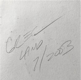 Signature au dos Signature au dos