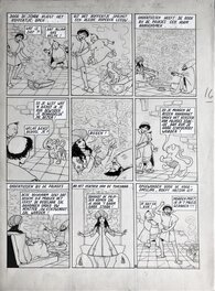 Planche originale - Hassan et Kadour - le voleur de Bagdad pl 16