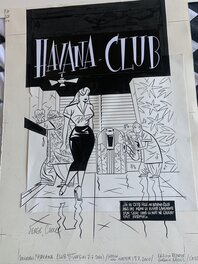 Serge Clerc - Serge CLERC HAVANA CLUB - Illustration originale