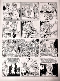 Eddy Paape - Les dragons de feu - Planche originale