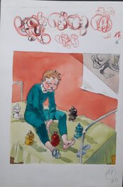 Al Severin - L'enfant - Illustration originale