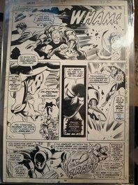 George Tuska - Iron man vs Dr spectrum - Planche originale