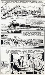 Roger Melliès - Tex Bill, Le sherif de Corona, planche 2 - Parution dans le magazine Bill Tornade 1ère série n°15 (Artima) - Comic Strip