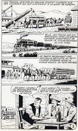 Comic Strip - Tex Bill, Le sherif de Corona, planche 2 - Parution dans le magazine Bill Tornade 1ère série n°15 (Artima)