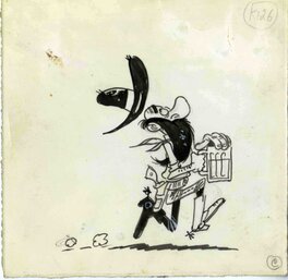 Morris - Lucky Luke - Illustration originale