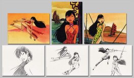 Ensemble des 6 illustrations Ensemble des 6 illustrations