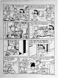 Didgé - Microzathlètes - gag 226 - Planche originale