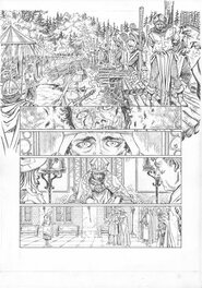 Germano Giorgiani - Clement V -planche 30 (32) - Planche originale