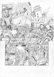 Germano Giorgiani - Clement V - planche 28 (30) - Planche originale