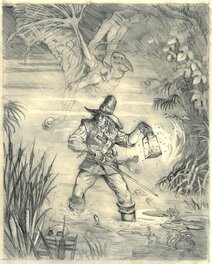 Régis Moulun - Solomon Kane - Illustration originale