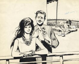 Thé Tjong Khing - 1960? - Rosita / Marion? - (Illustration Dutch KV) - Original Illustration