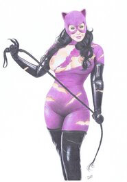 Tim Grayson - Catwoman par Grayson - Illustration originale