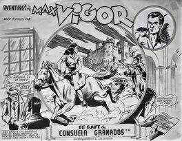J. A. Dupuich - Max Vigor - couverture de Aventures de ...n°2 - Original Cover