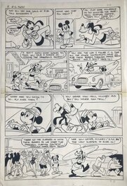 Jaime Diaz - Goofy et Mickey - Planche originale